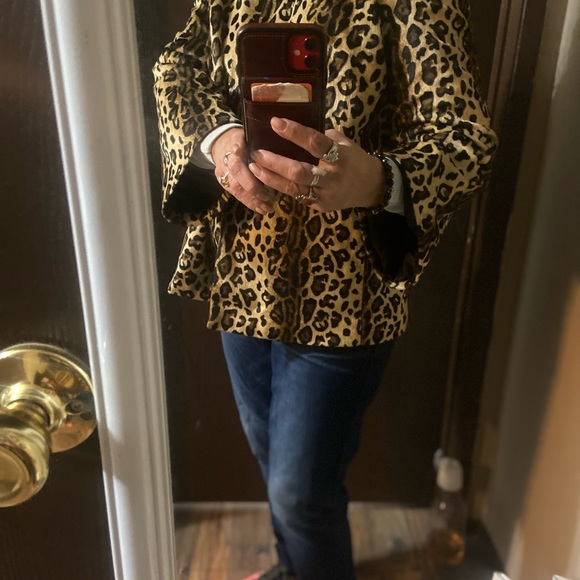 Jaclyn Smith Jackets & Blazers - Cute leopard lightweight jacket sz medium brand Jaclyn Smith